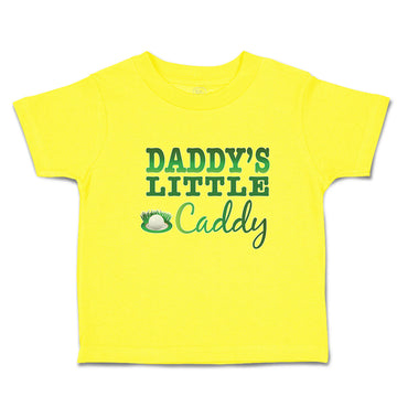 Cute Toddler Clothes Daddy's Little Caddy Sport Golf and Ball on Green Grass