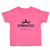 Toddler Girl Clothes Gymnastices Princess Crown Silhouette Toddler Shirt Cotton