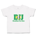 Cute Toddler Clothes Bjj Brazilian Jiu Jitsu An American Flag Toddler Shirt