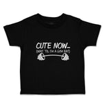 Cute Toddler Clothes Cute Now (Wait til Gym Rat) Lifting Silhouette Cotton