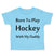 Toddler Clothes Born to Play Hockey with Daddy Style B Toddler Shirt Cotton