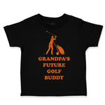 Toddler Clothes Grandpa's Future Golf Buddy Golf Golfing Toddler Shirt Cotton