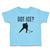 Cute Toddler Clothes Got Ice Sports Hockey Player Silhouette Toddler Shirt