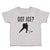 Cute Toddler Clothes Got Ice Sports Hockey Player Silhouette Toddler Shirt