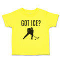 Cute Toddler Clothes Got Ice Sports Hockey Player Silhouette Toddler Shirt