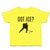 Cute Toddler Clothes Got Ice Sports Hockey Player Silhouette Toddler Shirt