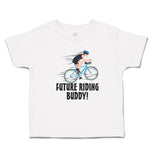 Cute Toddler Clothes Future Riding Buddy! Sports Cycling Toddler Shirt Cotton