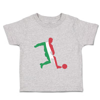 Toddler Clothes Soccer Player Italy Sports Soccer Toddler Shirt Cotton