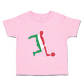 Toddler Clothes Soccer Player Italy Sports Soccer Toddler Shirt Cotton