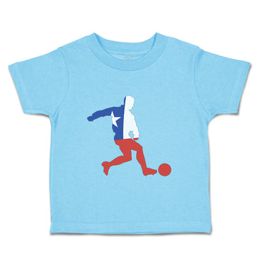 Toddler Clothes Soccer Player Chile Sports Soccer Toddler Shirt Cotton