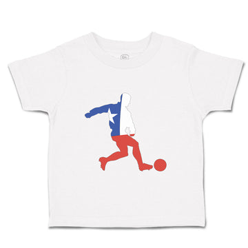 Toddler Clothes Soccer Player Chile Sports Soccer Toddler Shirt Cotton