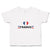 Cute Toddler Clothes An Heart France Flag Toddler Shirt Baby Clothes Cotton