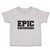 Cute Toddler Clothes Epic Swimming Sports Silhouette Toddler Shirt Cotton