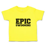 Epic Swimming Sports Silhouette
