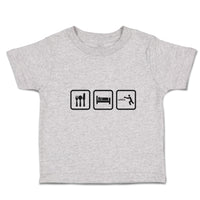 Cute Toddler Clothes Eat Sleep Table Tennis Sport Toddler Shirt Cotton
