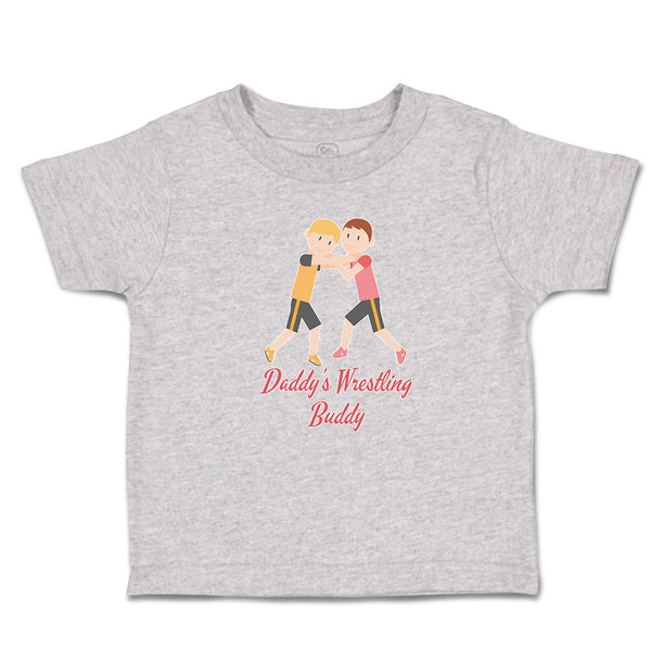 Cute Toddler Clothes Daddy's Wrestling Buddy Sports Name Boys Fighting Cotton