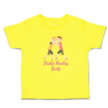 Cute Toddler Clothes Daddy's Wrestling Buddy Sports Name Boys Fighting Cotton