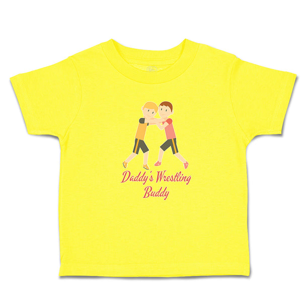 Cute Toddler Clothes Daddy's Wrestling Buddy Sports Name Boys Fighting Cotton