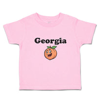 Georgia Country Name with Pumpkin Funny Face