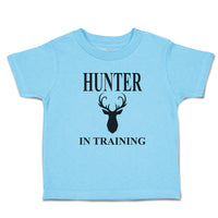 Cute Toddler Clothes Hunter in Training with Silhouette Deer Head and Horns