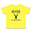 Cute Toddler Clothes Hunter in Training with Silhouette Deer Head and Horns