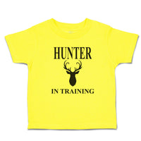 Hunter in Training with Silhouette Deer Head and Horns