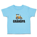 Toddler Clothes Grandpa's Vehicle Tractor with Wheel Toddler Shirt Cotton