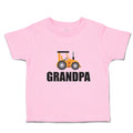 Toddler Clothes Grandpa's Vehicle Tractor with Wheel Toddler Shirt Cotton