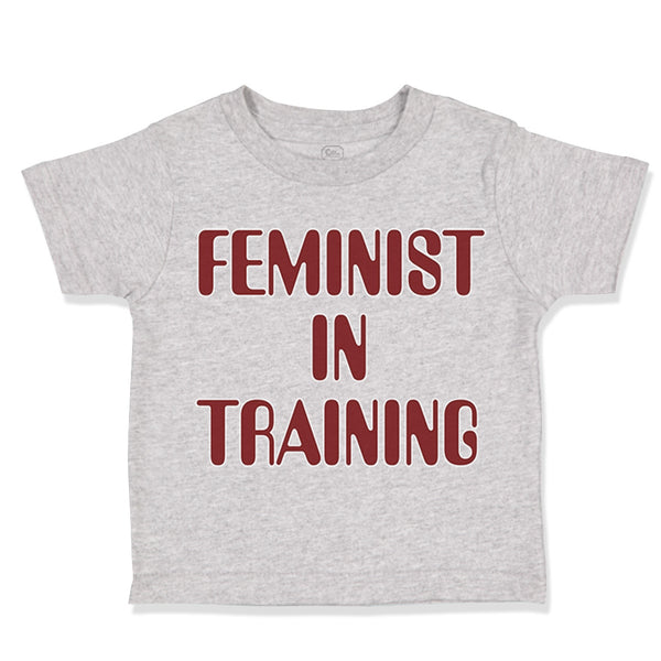 Toddler Clothes Feminist in Training Feminism Feminist Toddler Shirt Cotton