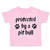 Toddler Clothes Protected by A Pit Bull Dog Lover Pet Toddler Shirt Cotton