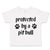 Toddler Clothes Protected by A Pit Bull Dog Lover Pet Toddler Shirt Cotton
