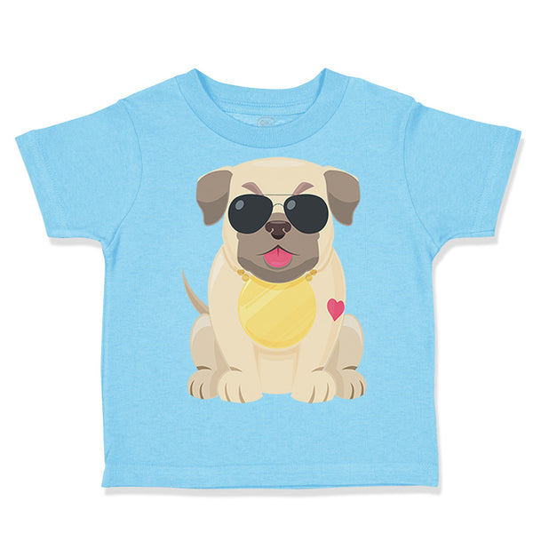 Toddler Clothes Pug with A Hat Dog Lover Pet Toddler Shirt Baby Clothes Cotton