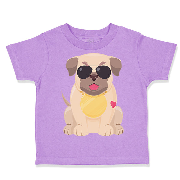 Toddler Clothes Pug with A Hat Dog Lover Pet Toddler Shirt Baby Clothes Cotton
