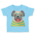 Toddler Clothes Geek Pug Dog Lover Pet Toddler Shirt Baby Clothes Cotton
