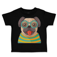 Toddler Clothes Geek Pug Dog Lover Pet Toddler Shirt Baby Clothes Cotton