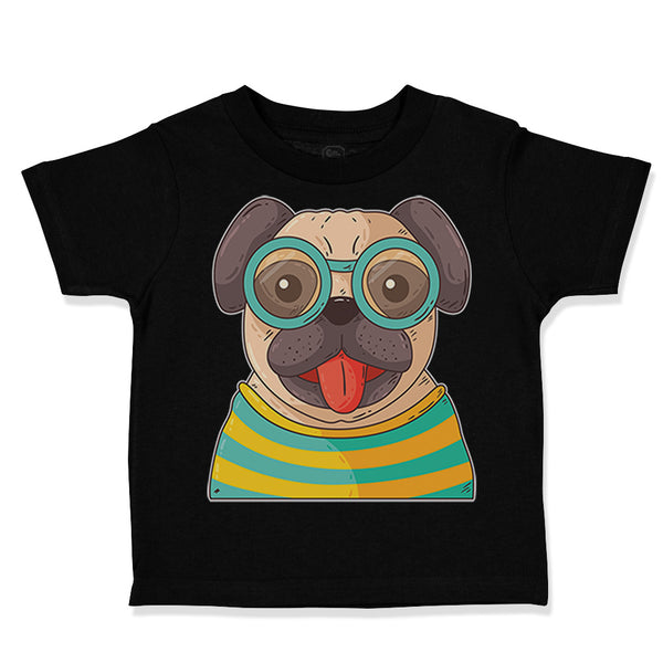 Toddler Clothes Geek Pug Dog Lover Pet Toddler Shirt Baby Clothes Cotton