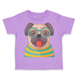 Toddler Clothes Geek Pug Dog Lover Pet Toddler Shirt Baby Clothes Cotton