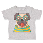 Toddler Clothes Geek Pug Dog Lover Pet Toddler Shirt Baby Clothes Cotton