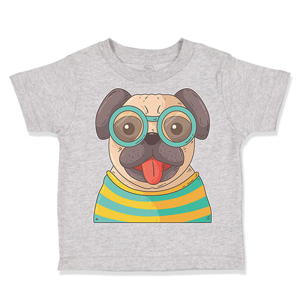 Toddler Clothes Geek Pug Dog Lover Pet Toddler Shirt Baby Clothes Cotton