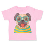 Toddler Clothes Geek Pug Dog Lover Pet Toddler Shirt Baby Clothes Cotton