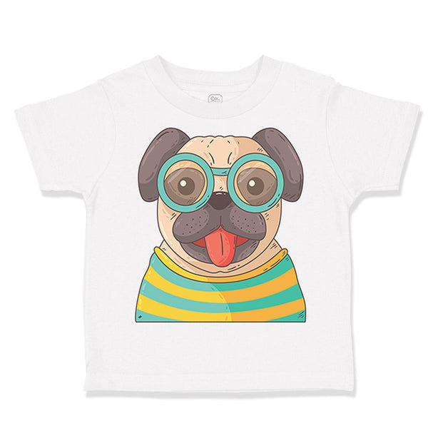 Toddler Clothes Geek Pug Dog Lover Pet Toddler Shirt Baby Clothes Cotton