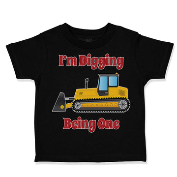 Toddler Clothes I'M Digging Being 1 Trucks Toddler Shirt Baby Clothes Cotton