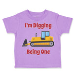Toddler Clothes I'M Digging Being 1 Trucks Toddler Shirt Baby Clothes Cotton