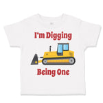Toddler Clothes I'M Digging Being 1 Trucks Toddler Shirt Baby Clothes Cotton