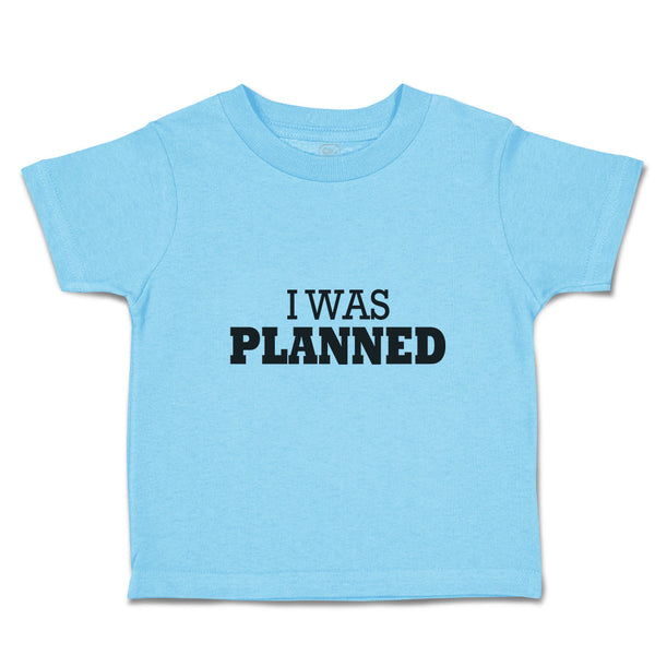 I Was Planned Silhouette Text