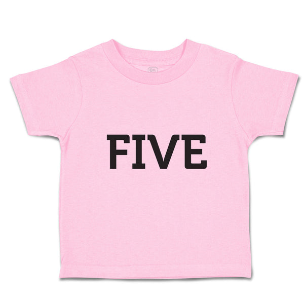 Toddler Clothes Number Name 5 Silhouette Toddler Shirt Baby Clothes Cotton