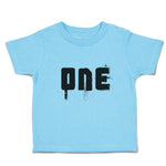 Toddler Clothes 1 Numberic Name in Silhouette Toddler Shirt Baby Clothes Cotton