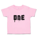 Toddler Clothes 1 Numberic Name in Silhouette Toddler Shirt Baby Clothes Cotton