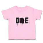 Toddler Clothes 1 Numberic Name in Silhouette Toddler Shirt Baby Clothes Cotton