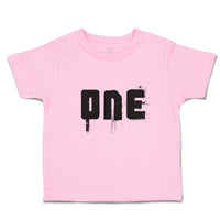 Toddler Clothes 1 Numberic Name in Silhouette Toddler Shirt Baby Clothes Cotton